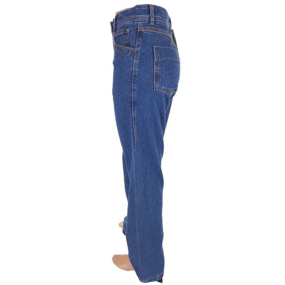 Low Classic Straight-Leg Jeans Size M Womens Indigo Blue $255 - Picture 6 of 16